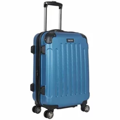 Kenneth Cole Reaction Renegade 20” Carry-On Lightweight Hardside Expandable 8-Wheel Spinner Cabin Size Suitcase, Vivid Blue, Inch -TRAVELPRO Sales 41oyr6sByNL