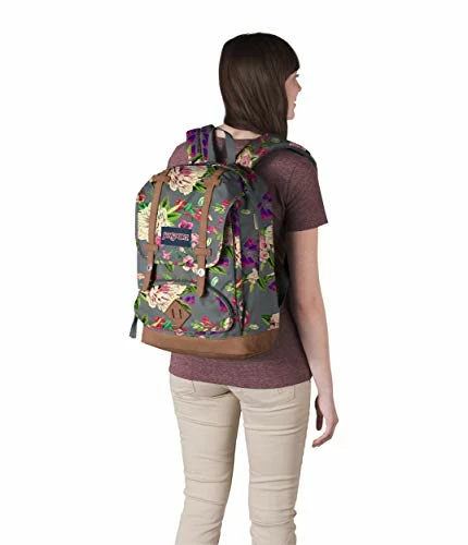 JanSport Cortlandt, Grey Bouquet, One Size 2 JanSport Cortlandt, Grey Bouquet, One Size - Image 2