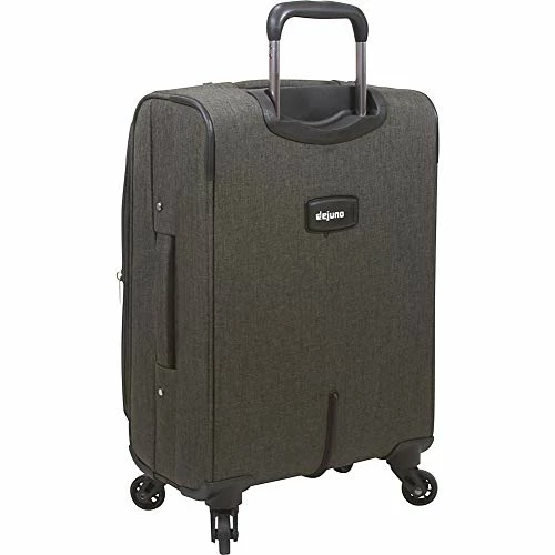 Dejuno Noir Lightweight 3-piece Spinner Luggage Set With Laptop Pocket-Grey, One Size 4 Dejuno Noir Lightweight 3-piece Spinner Luggage Set With Laptop Pocket-Grey, One Size - Image 4