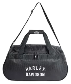 Harley Davidson Harley-Davidson Off-White #1 Logo Sports Duffel Bag W/Shoulder Strap - Black -TRAVELPRO Sales 41p1IE0kWuL