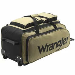 Wrangler Wesley Rolling Duffel Bag, Tannin, Large 30-Inch -TRAVELPRO Sales 41pA o4pHQL