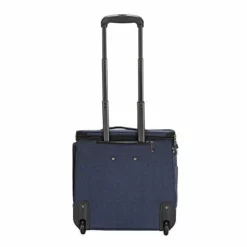 Travelers Club Luggage 16" Top Expandable Rolling Underseater W/USB Port, Blue Suitcase, Carry-On, Navy -TRAVELPRO Sales 41pVex 2BUcRL