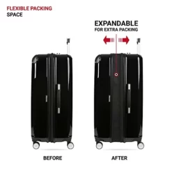 SwissGear Checked-Large 27-Inch, Black -TRAVELPRO Sales 41p Zpr3aS