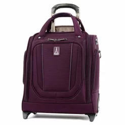 Travelpro Crew Versapack Rolling Underseat Carry-on, Perfect Plum