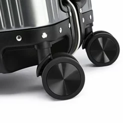 JBAG-one 100% Aluminum-Magnesium Alloy Rolling Luggage Spinner Men Business Suitcase Wheels 20 Inch Cabin Trolley Travel Bag,Black -TRAVELPRO Sales 41pd 2BTQHhXL