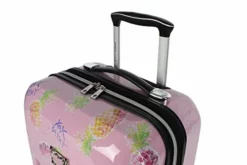 Betsey Johnson 26 Inch Checked Luggage Collection - Expandable Scratch Resistant (ABS + PC) Hardside Suitcase - Designer Lightweight Bag With 8-Rolling Spinner Wheels (26IN, Colada) -TRAVELPRO Sales 41pfqQz312L