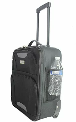 New BoardingBlue 18" Frontier, Spirit, America Airlines Personal Item Under Seat Luggage (Black)