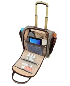 London Fog Brentwood II 4 Piece Set (with Under The Seat Bag), Cappuccino -TRAVELPRO Sales 41qaARt fWL