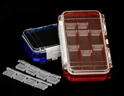 LIZHOUMIL 1pcs Fishing Tackle Box Waterproof, Tackle Trays Transparent Fishing Tackle Storage Organizer Boxes With DIY Dividers Blue -TRAVELPRO Sales 41rC7cZhj6S