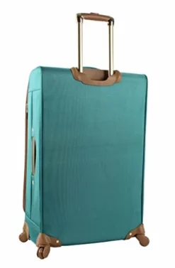 Steve Madden Designer Luggage Collection- 3 Piece Softside Expandable Lightweight Spinner Suitcases- Travel Set Includes Under Seat Bag, 20-Inch Carry On & 28-Inch Checked Suitcase (Harlo Teal Blue) -TRAVELPRO Sales 41rOoD2JwnL 7a269d7d af3e 4c4a b4a3 2c4c055a4eaf