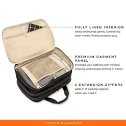 Briggs & Riley Expandable Cabin Bag, Black -TRAVELPRO Sales 41rY4Xtl6 L