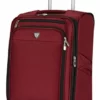 Travelers Club Monterey Softside Spinner Luggage, Red, Carry-On 18-Inch