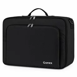 Gonex Travel Duffel Bag, Portable Carry On Luggage Personal Item Bag For Airlines, Water& Tear-Resistant 20L Black
