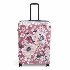 Vera Bradley Women's Hardside Rolling Suitcase Luggage, Strawberry Grand Garden, 29" Check In