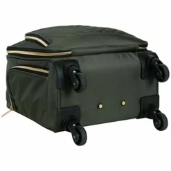 Kenneth Cole Reaction Women's Chelsea Luggage Chevron Softside 8-Wheel Spinner Expandable Suitcase Collection, Olive, 4 Underseater -TRAVELPRO Sales 41s9wL JZqL