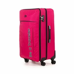 Cloe Checked Large 28 Inch Water-Resistant Luggage With 360º-spinner Wheels In Magenta Color -TRAVELPRO Sales 41sMxhV2PwL