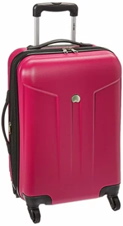 Delsey Paris Delsey Comete 20-Inch Expandable Carry On Spinner Luggage - Fuschia