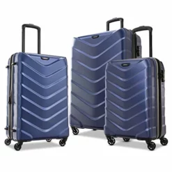 American Tourister Arrow Expandable Hardside Luggage, Navy, Checked-Medium 24-Inch -TRAVELPRO Sales 41sbC 8kV L
