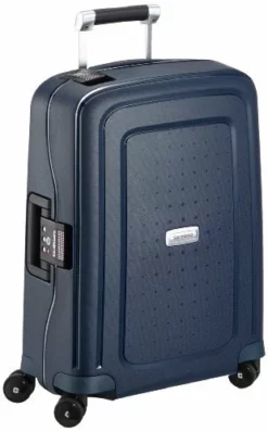 Samsonite S'cure DLX Spinner, S (55cm-34L) - NIGHT BLUE