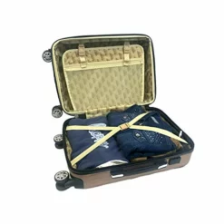 Karriage-Mate Hardside Jumbo Size Luggage With Spinner Wheels, TSA Lock, USB Port (Rose Gold) -TRAVELPRO Sales 41tJtZvpDyL