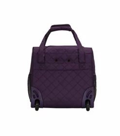 Rockland Melrose Upright Wheeled Underseater Carry-On Luggage, Purple, 16-Inch -TRAVELPRO Sales 41ts9ij22eL