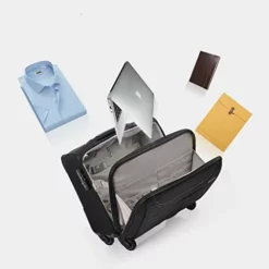 ZH Carry-On Luggage Business Travel Wheeled Rolling Laptop PC Tablet Computer Trolley Backpack, Suitcase Hand Luggage Cabin Approved Bag Lightweight For Trave Men Women -TRAVELPRO Sales 41txTF 6BnL