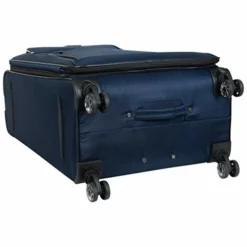Kenneth Cole Reaction Rugged Roamer Luggage Collection Lightweight Softside Expandable 8-Wheel Spinner Travel Suitcase Bag, Navy, 2-Piece (20" Carry-On / 28" Check Size) -TRAVELPRO Sales 41u3frd577L