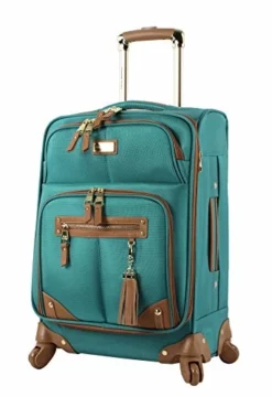 Steve Madden Designer Luggage Collection- 3 Piece Softside Expandable Lightweight Spinner Suitcases- Travel Set Includes Under Seat Bag, 20-Inch Carry On & 28-Inch Checked Suitcase (Harlo Teal Blue) -TRAVELPRO Sales 41v UkGykML 44cf3499 03dd 4722 94bf b874b25cdf82
