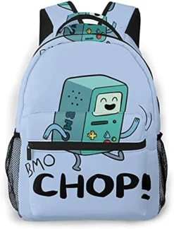 Adventure Time B M O Backpack School Bags Teens Bookbag Waterproof Personality For Girls Kids Girls