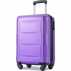 Merax Luggage Set Expandable 3 Piece Sets With TSA Lock, Lightweight Hardside Luggage With Spinner Wheels (Purple) -TRAVELPRO Sales 41vRCe2UqqL
