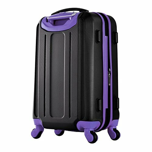 Olympia Apache Ii 21" Carry-on Spinner, BLACK+PURPLE, One Size 6 Olympia Apache Ii 21" Carry-on Spinner, BLACK+PURPLE, One Size - Image 6