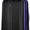 Olympia Apache Ii 21" Carry-on Spinner, BLACK+PURPLE, One Size