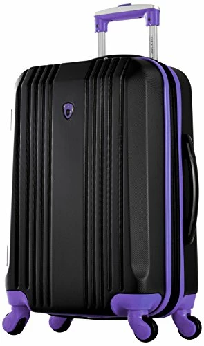 Olympia Apache Ii 21" Carry-on Spinner, BLACK+PURPLE, One Size 1 Olympia Apache Ii 21" Carry-on Spinner, BLACK+PURPLE, One Size