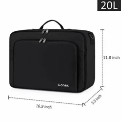 Gonex Travel Duffel Bag 20L, Portable Carry On Luggage Personal Item Bag For Airlines, Water& Tear-Resistant Black 11 Gonex Travel Duffel Bag 20L, Portable Carry On Luggage Personal Item Bag For Airlines, Water& Tear-Resistant Black -TRAVELPRO Sales 41vwey4nfIL