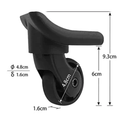 Super Ma Replacement Luggage Wheel Suitcase Repair Spinner Wheels Luggage Accessories (W149) -TRAVELPRO Sales 41vyeGx9PfS