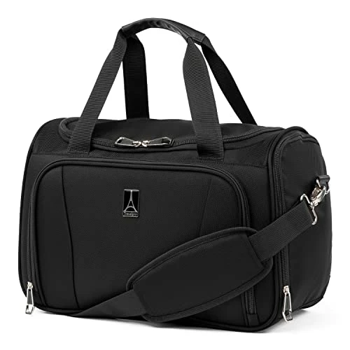 Travelpro Runway 2-piece Luggage Set, Carry On Softside Expandable 4-Wheel Spinner Suitcase & Carry On UnderSeat Luggage Soft Tote Bag, Men And Women, Black 4 Travelpro Runway 2-piece Luggage Set, Carry On Softside Expandable 4-Wheel Spinner Suitcase & Carry On UnderSeat Luggage Soft Tote Bag, Men And Women, Black - Image 4