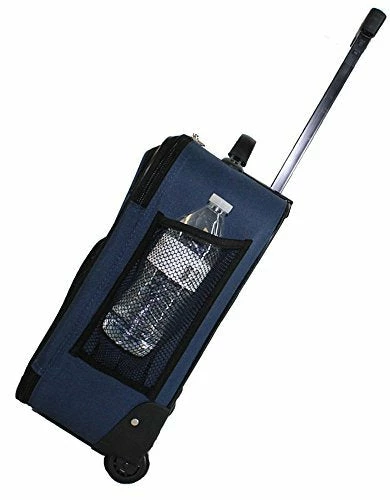 Boardinglbue Rolling Personal Item Under Seat Luggage 18" For American Frontier Spirit Southwest Airlines + Cover (Navy) 4 Boardinglbue Rolling Personal Item Under Seat Luggage 18" For American Frontier Spirit Southwest Airlines + Cover (Navy) - Image 4