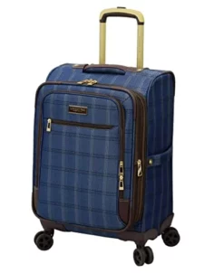 London Fog Brentwood II 4 Piece Set (with Under The Seat Bag), Blue Window Pane -TRAVELPRO Sales 41wQCD 7OaL