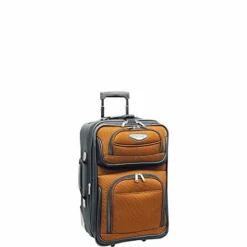 Travel Select Amsterdam 21” Expandable Rolling Carry On In Orange