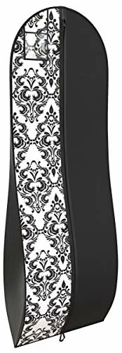 Gusseted Gown Garment Bag For Women’s Prom And Bridal Wedding Dresses - Travel Folding Loop, ID 3 Gusseted Gown Garment Bag For Women’s Prom And Bridal Wedding Dresses - Travel Folding Loop, ID - Image 3