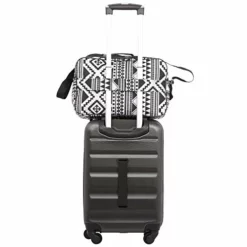 16 Inch Carry On Hand Luggage Flight Duffle Bag, 2nd Bag Or Underseat, 19L (Black Aztec) 10 16 Inch Carry On Hand Luggage Flight Duffle Bag, 2nd Bag Or Underseat, 19L (Black Aztec) -TRAVELPRO Sales 41wkHhJY4oL