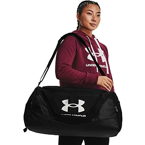 Under Armour Adult Undeniable 5.0 Duffle , Black (001)/Metallic Silver , Medium 6 Under Armour Adult Undeniable 5.0 Duffle , Black (001)/Metallic Silver , Medium - Image 6