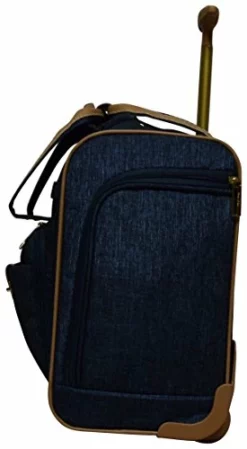 Nicole Miller Underseat Luggage Collection - Small Lightweight 15 Inch Under Seat Bag - Briefcase For Women - Carry On Suitcase With 2- Rolling Spinner Wheels (Paige Navy) 6 Nicole Miller Underseat Luggage Collection - Small Lightweight 15 Inch Under Seat Bag - Briefcase For Women - Carry On Suitcase With 2- Rolling Spinner Wheels (Paige Navy) -TRAVELPRO Sales 41yBF0lZWpL