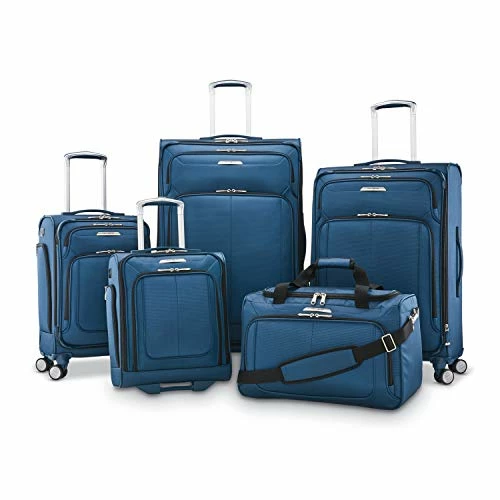 Samsonite SoLyte DLX Underseat Wheeled Carry-On (Mediterranean Blue) 3 Samsonite SoLyte DLX Underseat Wheeled Carry-On (Mediterranean Blue) - Image 3