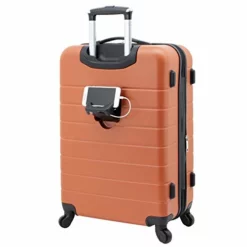 Wrangler Smart Luggage Set With Cup Holder And USB Port, Burnt Orange, 3 Piece -TRAVELPRO Sales 41yGYDLSm0L
