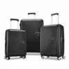 American Tourister Curio Hardside Luggage With Spinner Wheels, Black, 3-Piece Set (20/25/29)