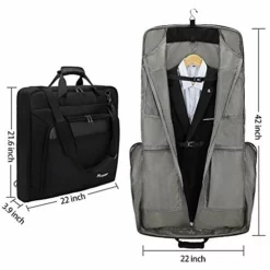 Modoker Suit Luggage Garment Bag With Shoulder Strap, Suit Carry On Bag Hanging Suitcase Black Garment Bags For Men Women Business Travel -TRAVELPRO Sales 41z24eDC1HL