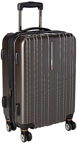 Traveler's Choice Tasmania 100% Pure Polycarbonate Expandable Spinner Luggage, Dark Brown, Carry-on 20-Inch 1 Traveler's Choice Tasmania 100% Pure Polycarbonate Expandable Spinner Luggage, Dark Brown, Carry-on 20-Inch