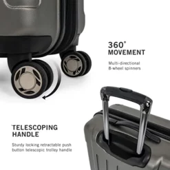 Kenneth Cole Reaction Renegade 20" ABS Expandable 8-Wheel Carry-On, Silver, Inch -TRAVELPRO Sales 41zNQWlGSqL