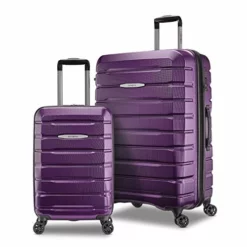 Samsonite Tech 2.0 Hardside Expandable Luggage With Spinner Wheels, Purple, 2-Piece Set (21/27)